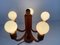 Teak Pendant Lamp with 5 Arms by Domus, 1960s, Image 6