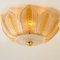Flush Mount Murano Glass Lamp by for Elco, Italy, 1969 11