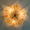 Flush Mount Murano Glass Lamp by for Elco, Italy, 1969, Image 6