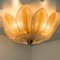 Flush Mount Murano Glass Lamp by for Elco, Italy, 1969 7