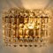 Gold-Plated Kinkeldey Crystal Glass Light Fixtures from Interna, 1960s, Set of 4 3