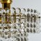 Gold-Plated Kinkeldey Crystal Glass Light Fixtures from Interna, 1960s, Set of 4 17