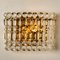 Gold-Plated Kinkeldey Crystal Glass Light Fixtures from Interna, 1960s, Set of 4 16