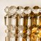 Gold-Plated Kinkeldey Crystal Glass Light Fixtures from Interna, 1960s, Set of 4 20