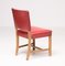 Kaare Klint 3758 The Red Chairs by Rud Rasmussen, Denmark, Set of 4 4