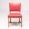 Chaises Rouges Kaare Klint 3758 par Rud Rasmussen, Danemark, Set de 4 9