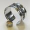 Schwedisches Dekor Silber Armband und Ring Set von Willy Käfling, 1971, 2er Set 3