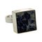 Danish Silverring with Lapis Lazuli Stone by Brdr. Bjerring, 1970s 1