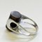 Danish Silverring with a Brown Cylinder Stone by Henning Ulrichsen, 1970s 6