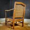 Antique Wood Leather Chair from Vroom & Dreesmann, 1920s, Image 5