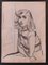 Nicola Simbari - Woman - Original Pencil Drawing - 1960s 1