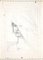 Guía Leo, figura femenina, lápiz, años 80, Imagen 1