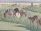 Utagawa Hiroshige - A Horse Fair, Chiryu - Holzschnitt Druck - Spätes 19. Jahrhundert 2