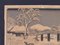 Affiche Utogawa Hiroshige - Hodogaya, Reisho Tokaidodate - Gravure sur Bois - 1833 3