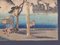 Grabado xilografía Utagawa Hiroshige - Hiratsuka - 1847, Imagen 5