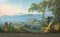 The Gulf and the Bay of Pozzuoli - Original Neapolitan Gouache - 19th Century 2