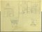 Interior of Grocery Store - Original French Pencil Drawing - Mid-20th Century, Image 1