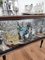 Italian Regency Wood and Mirror Mosaic Cabinet, 1950s, Image 4