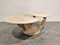 Vintage Two-Tier Travertine Coffee Table, 1970s, Image 2