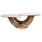 Vintage Two-Tier Travertine Coffee Table, 1970s, Image 1