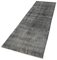 Grey Overdyed Runner Rug, Image 3