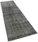 Grey Overdyed Runner Rug, Image 2