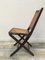 Folding Chair in Wood and Cane 2