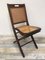 Folding Chair in Wood and Cane 4