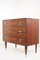3 Drawer Rosewood Commode, 1950s 1