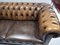 Vintage Industrial Leather Chesterfield Sofa, 1960s, Image 3