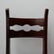 Belgian Brutalist Dining Chairs, Set of 6 6