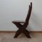 Belgian Brutalist Dining Chairs, Set of 6 3