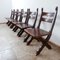 Belgian Brutalist Dining Chairs, Set of 6 16