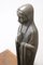 Art Deco Bronze Sculpture of the Virgin Mary in Prayer, Image 3