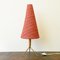 Vintage Table Lamp with Wooden Handle by Rupert Nikoll, 1960s 2