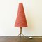 Lámpara de mesa vintage con mango de madera de Rupert Nikoll, años 60, Imagen 2