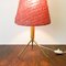 Vintage Table Lamp with Wooden Handle by Rupert Nikoll, 1960s 4