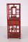 Antique Chinese Red Bamboo Shelf / Room Divider, 19th Century 8