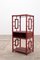 Antique Chinese Red Bamboo Shelf / Room Divider, 19th Century 3