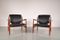 FD 136 Easy Chairs by Finn Juhl for France & Son, 1950s, Set of 2 1