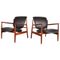FD 136 Easy Chairs by Finn Juhl for France & Son, 1950s, Set of 2 2