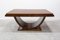 Art Deco Dining Table in Walnut 1