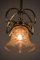 Jugendstil Pendant Lamp with Original Glass Shade, Circa 1908 4