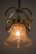 Lampe à Suspension Jugendstil avec Abat-Jour Original en Verre, Circa 1908 4
