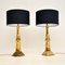 Brass Table Lamps, 1970s, Set of 2 1