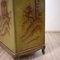 Italian Chinoiserie Style Green Lacquered Cupboard with Four Doors, 1940s, Image 8