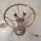Art Deco Korinth Säule Lampe aus Opalglas, 1930er 10