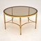 French Brass & Glass Coffee Table, 1960s 3