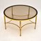 French Brass & Glass Coffee Table, 1960s 1