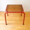 Vintage Tubular Steel Stool in the Style of Max Fellerer and Eugen Worle, Image 1
